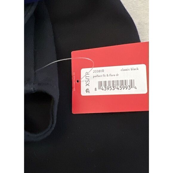 SPANX 20381R Women's Sz XS Classic Black The Perfect Fit & Flare Dress - Picture 10 of 13